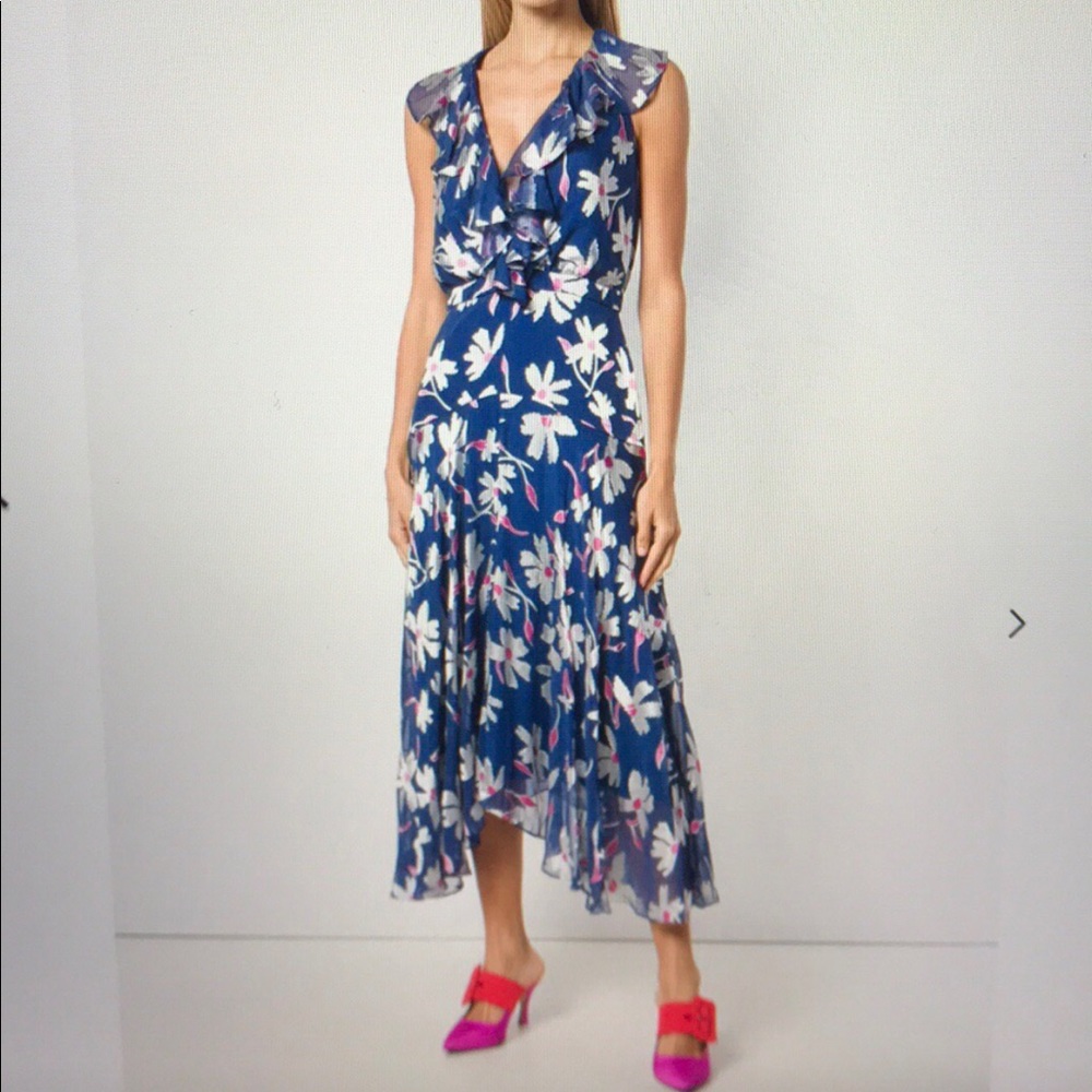 Saloni Felicia Floral dress size 6US